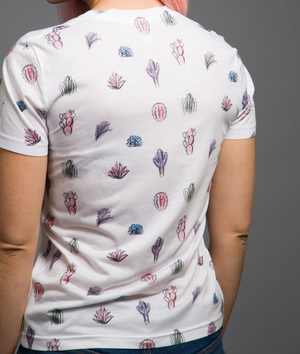 Cactus Watercolor Tee, Physical, Mallory