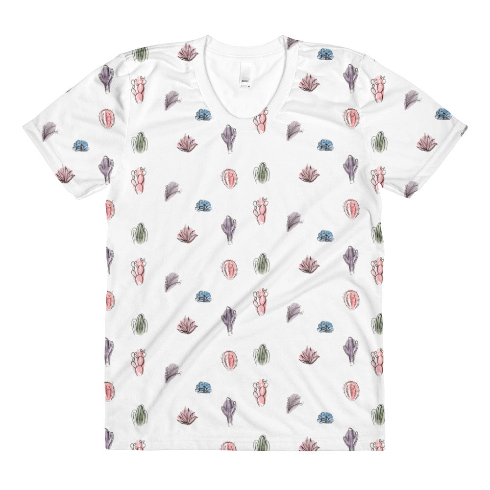 Cactus Watercolor Tee, Physical, Mallory