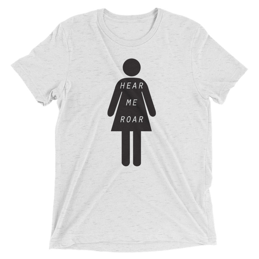 Woman Hear Me Roar Scoopneck Tee, , Mallory