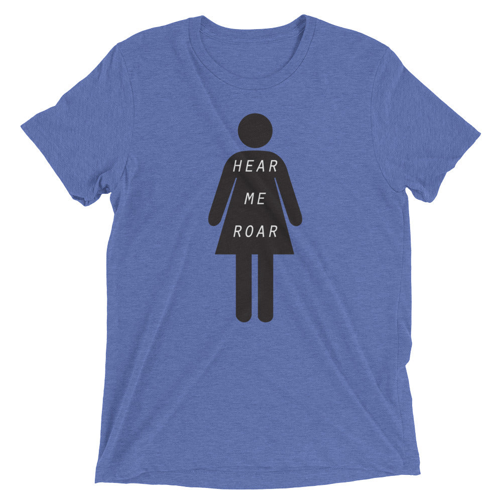 Woman Hear Me Roar Scoopneck Tee, , Mallory